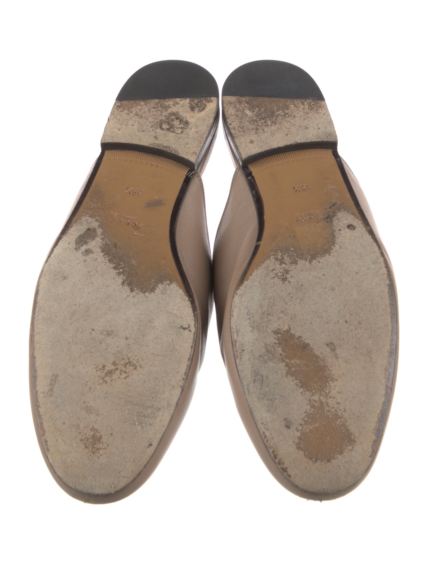 Gucci Horsebit Accent Leather Mules